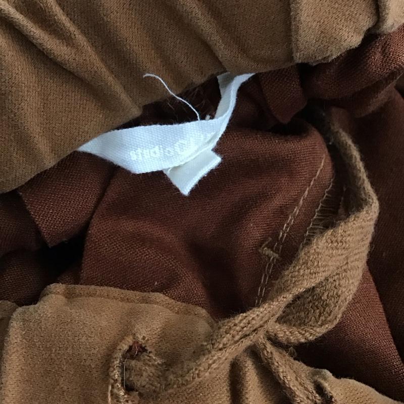 スタディオクリップ studio CLIP パンツ サルエルパンツ M 無地 茶 / ブラウン / brown レディース USED 古着 中古 10154756