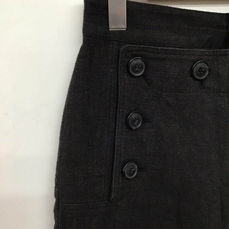 ミラオーウェン Mila Owen パンツ スラックス 09WFP182076 ワイドパンツ 0 無地 黒 / ブラック / black レディース USED 古着 中古 10154763