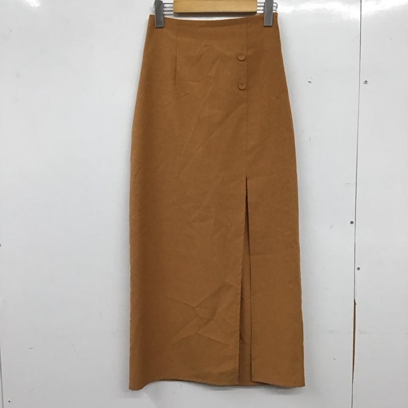 アルシーヴ archives スカート ロングスカート 無地 茶 / ブラウン / brown レディース USED 古着 中古 10154764