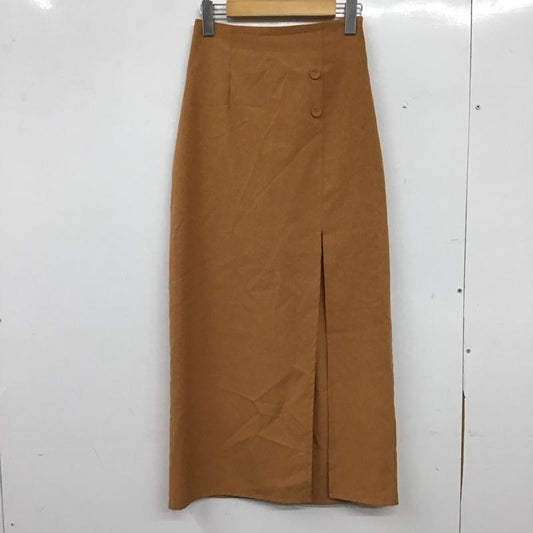 アルシーヴ archives スカート ロングスカート 無地 茶 / ブラウン / brown レディース USED 古着 中古 10154764