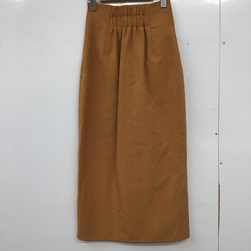 アルシーヴ archives スカート ロングスカート 無地 茶 / ブラウン / brown レディース USED 古着 中古 10154764