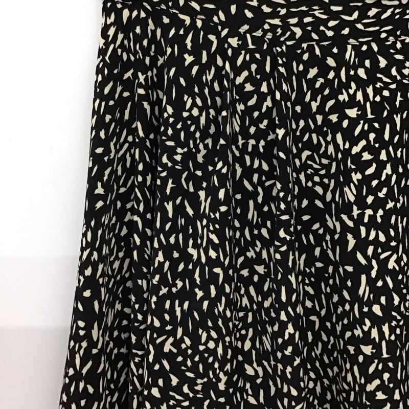リップサービス LIPSERVICE スカート ロングスカート 000422500460 インナーパンツ付ラッフルスカート 総柄 黒 / ブラック / black レディース USED 古着 中古 10154765