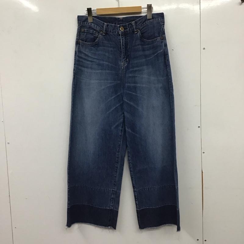 ジョンブル Johnbull パンツ デニム、ジーンズ 2 無地 水色 / ライトブルー / レディース USED 古着 中古 10154766