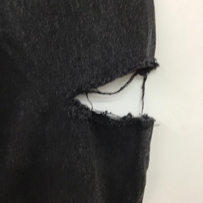 チコ CHICO パンツ デニム、ジーンズ CHZ1031203A0004 サイドスリットダメージデニムパンツ 0 無地 黒 / ブラック / black レディース USED 古着 中古 10154769