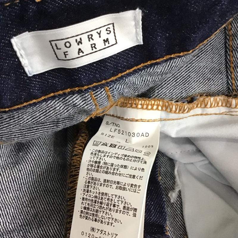 ローリーズファーム LOWRYS FARM パンツ デニム、ジーンズ L 無地 インディゴ / インディゴ / Indigo レディース USED 古着 中古 10154773