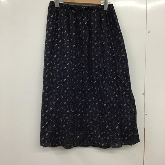 サマンサモスモス Samansa Mos2 スカート ロングスカート FREE 総柄 紺 / ネイビー / navy レディース USED 古着 中古 10154775