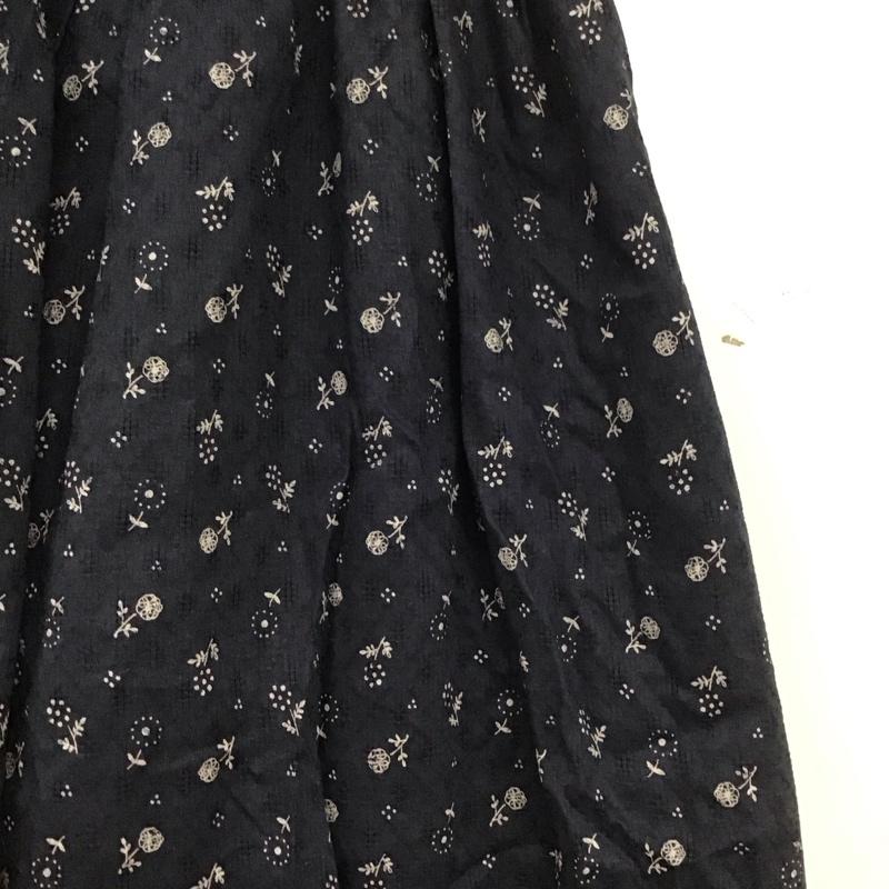サマンサモスモス Samansa Mos2 スカート ロングスカート FREE 総柄 紺 / ネイビー / navy レディース USED 古着 中古 10154775