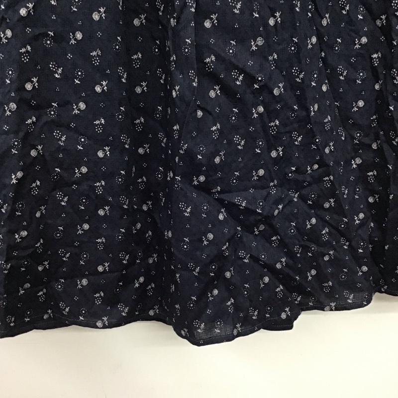 サマンサモスモス Samansa Mos2 スカート ロングスカート FREE 総柄 紺 / ネイビー / navy レディース USED 古着 中古 10154775