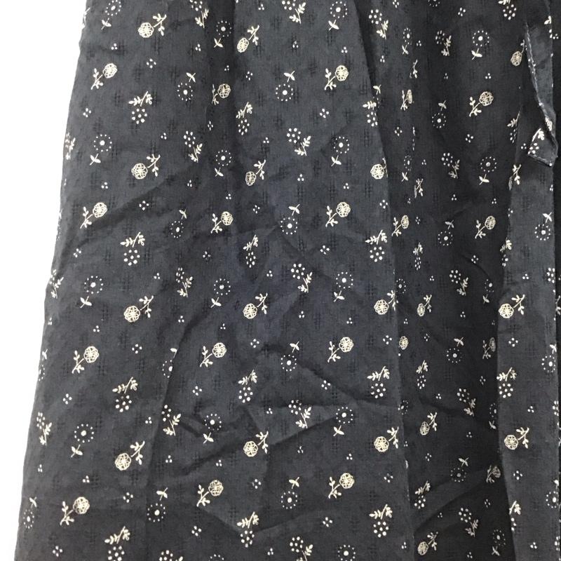 サマンサモスモス Samansa Mos2 スカート ロングスカート FREE 総柄 紺 / ネイビー / navy レディース USED 古着 中古 10154775