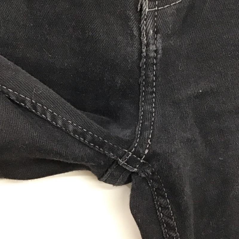 ザラ ZARA パンツ デニム、ジーンズ 36 無地 黒 / ブラック / black レディース USED 古着 中古 10154778