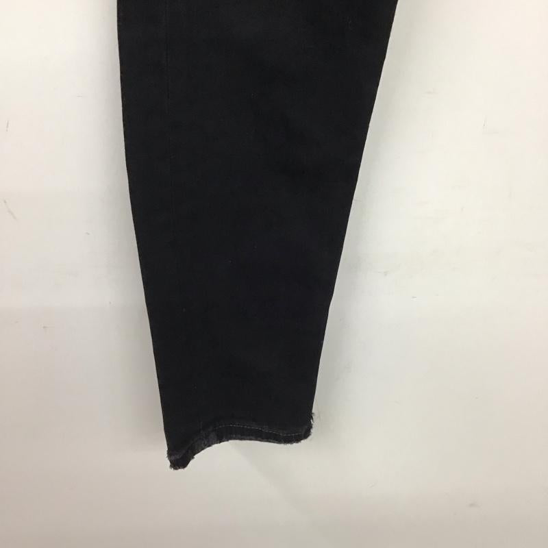 ザラ ZARA パンツ デニム、ジーンズ 36 無地 黒 / ブラック / black レディース USED 古着 中古 10154778
