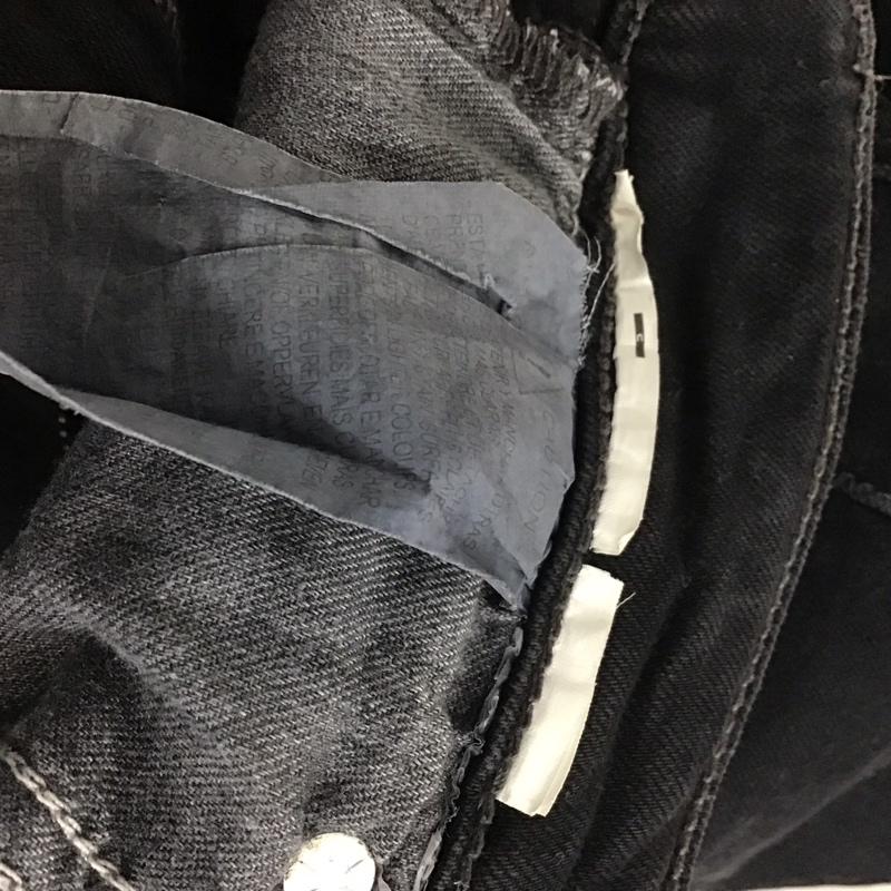 ザラ ZARA パンツ デニム、ジーンズ 36 無地 黒 / ブラック / black レディース USED 古着 中古 10154778