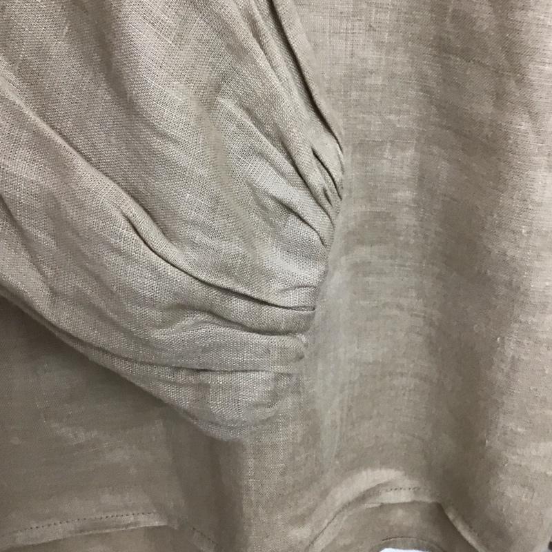 シップス SHIPS カットソー 長袖 無地 ベージュ / ベージュ / beige レディース USED 古着 中古 10154783
