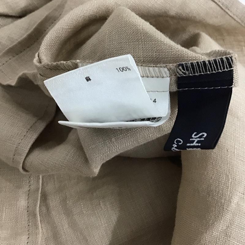 シップス SHIPS カットソー 長袖 無地 ベージュ / ベージュ / beige レディース USED 古着 中古 10154783