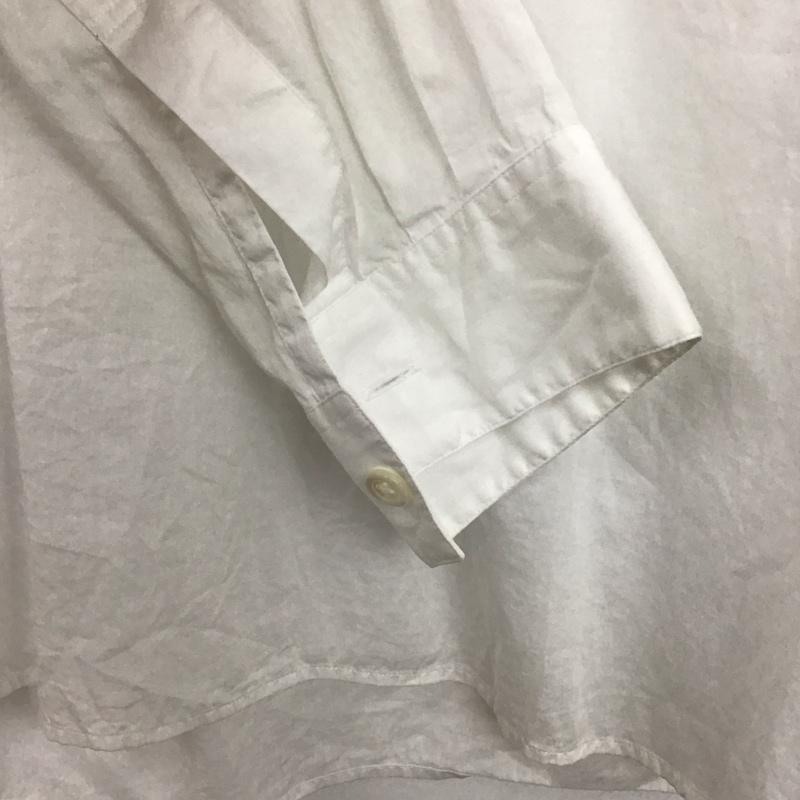 マーガレットハウエル MARGARET HOWELL シャツ、ブラウス 長袖 2 無地 白 / ホワイト / white レディース USED 古着 中古 10154784