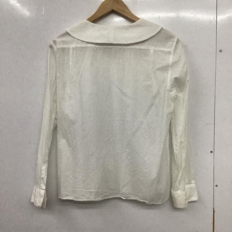 マーガレットハウエル MARGARET HOWELL シャツ、ブラウス 長袖 3 無地 白 / ホワイト / white レディース USED 古着 中古 10154785