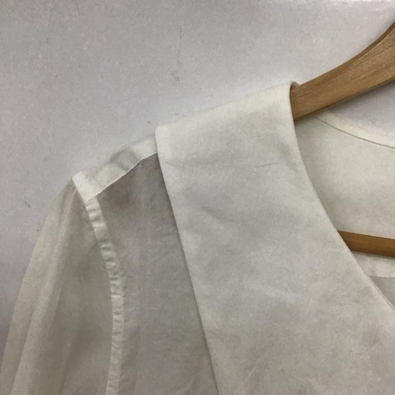 マーガレットハウエル MARGARET HOWELL シャツ、ブラウス 長袖 3 無地 白 / ホワイト / white レディース USED 古着 中古 10154785