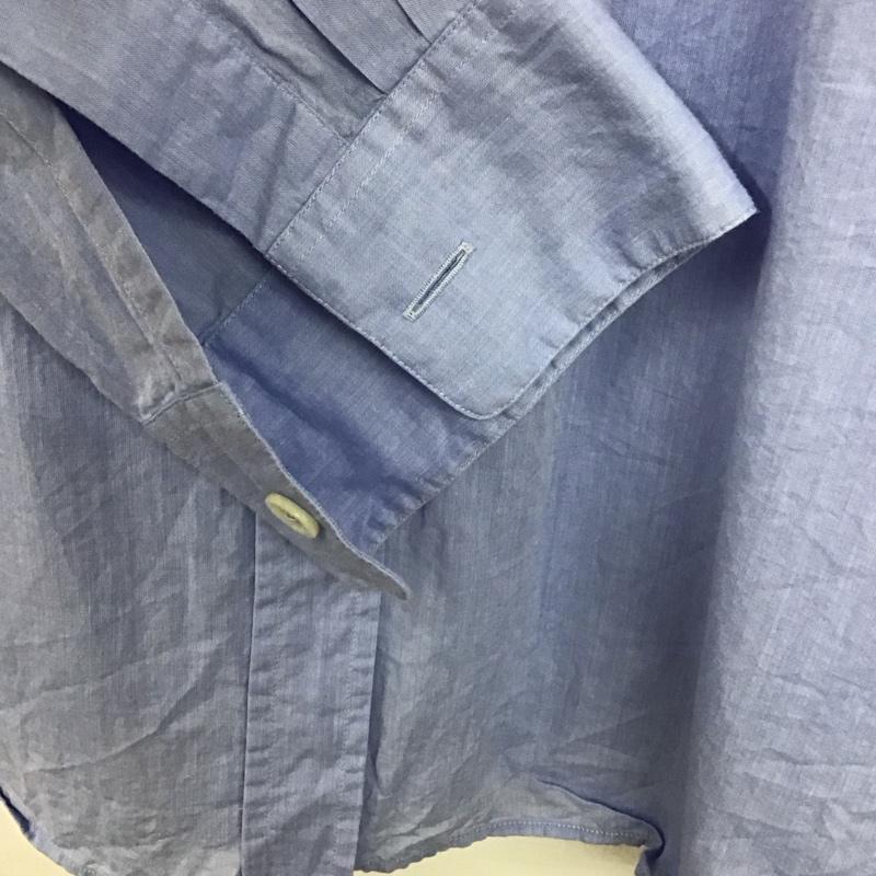 マーガレットハウエル MARGARET HOWELL シャツ、ブラウス 長袖 3 無地 水色 / ライトブルー / レディース USED 古着 中古 10154786