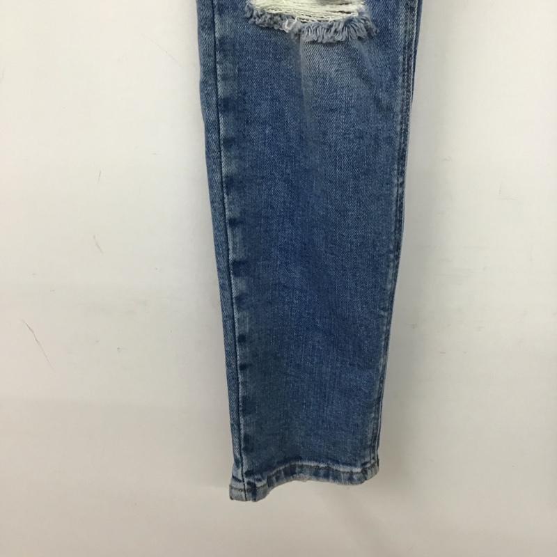 ザラ ZARA パンツ デニム、ジーンズ 34 無地 水色 / ライトブルー / レディース USED 古着 中古 10154789