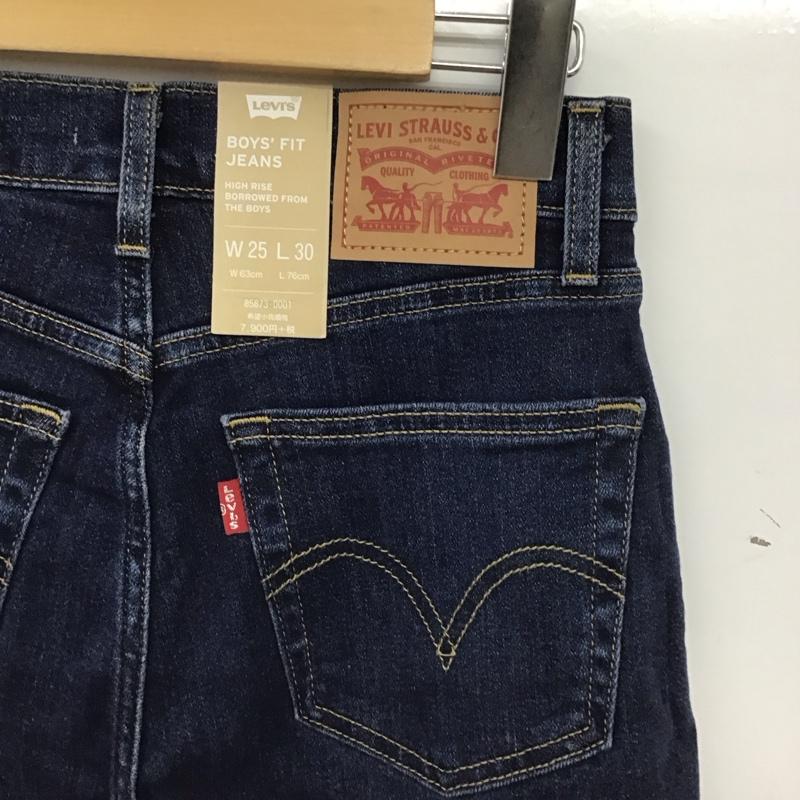 リーバイス Levi s パンツ デニム、ジーンズ W25L30 無地 インディゴ / インディゴ / Indigo レディース USED 古着 中古 10154791