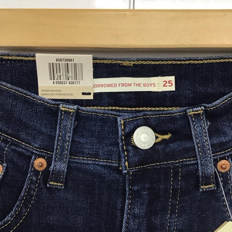 リーバイス Levi s パンツ デニム、ジーンズ W25L30 無地 インディゴ / インディゴ / Indigo レディース USED 古着 中古 10154791