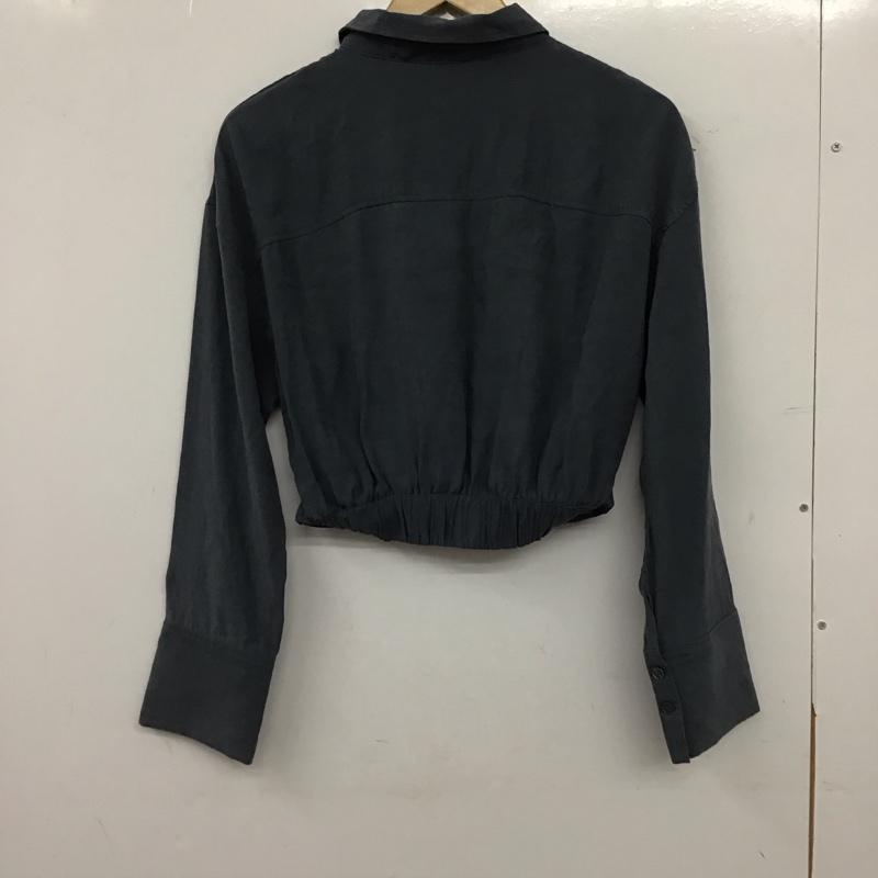 ザラ ZARA シャツ、ブラウス 長袖 S 無地 水色 / ライトブルー / レディース USED 古着 中古 10154794