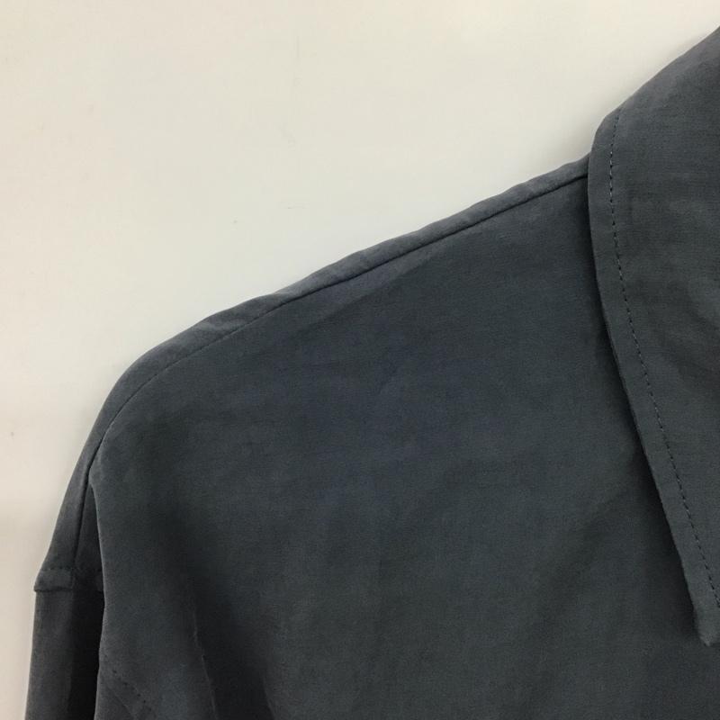 ザラ ZARA シャツ、ブラウス 長袖 S 無地 水色 / ライトブルー / レディース USED 古着 中古 10154794