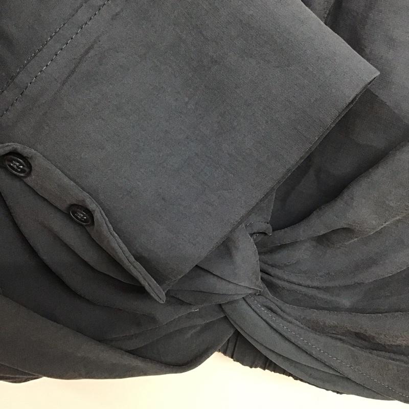 ザラ ZARA シャツ、ブラウス 長袖 S 無地 水色 / ライトブルー / レディース USED 古着 中古 10154794