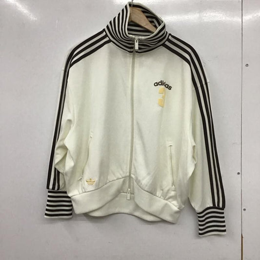 アディダス adidas ジャケット、上着 ジャケット、ブレザー KW2055 ジャージ ビンテージ BB TT ストライプ リブ アディダス ヴィンテージ ジャージ トラックジャージ XL 無地 白 / ホワイト / white レディース USED 古着 中古 10154795