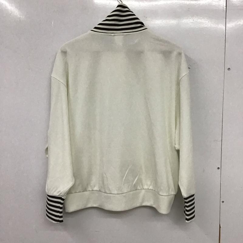 アディダス adidas ジャケット、上着 ジャケット、ブレザー KW2055 ジャージ ビンテージ BB TT ストライプ リブ アディダス ヴィンテージ ジャージ トラックジャージ XL 無地 白 / ホワイト / white レディース USED 古着 中古 10154795