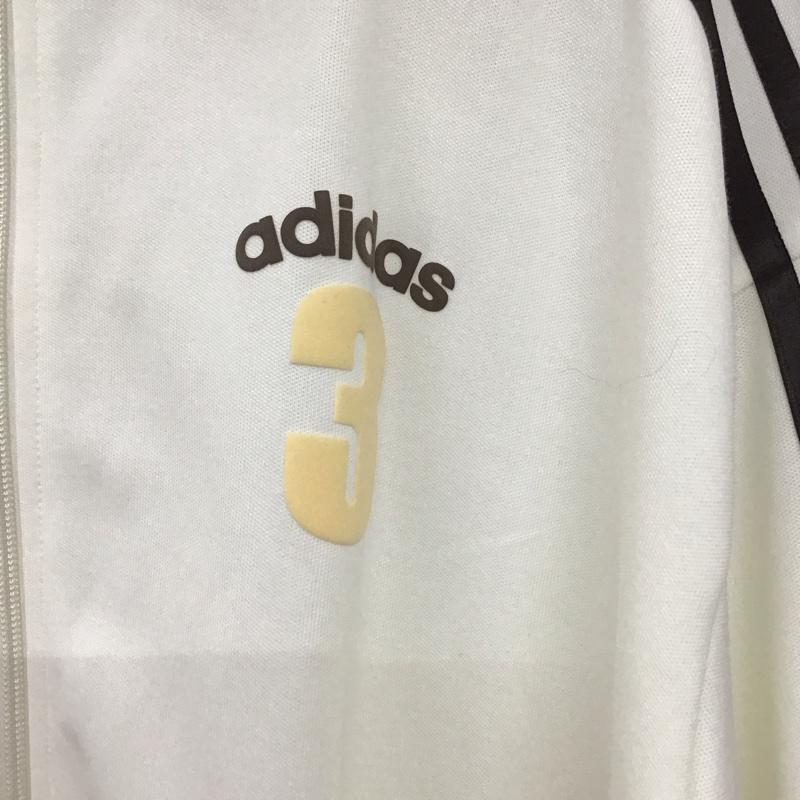 アディダス adidas ジャケット、上着 ジャケット、ブレザー KW2055 ジャージ ビンテージ BB TT ストライプ リブ アディダス ヴィンテージ ジャージ トラックジャージ XL 無地 白 / ホワイト / white レディース USED 古着 中古 10154795