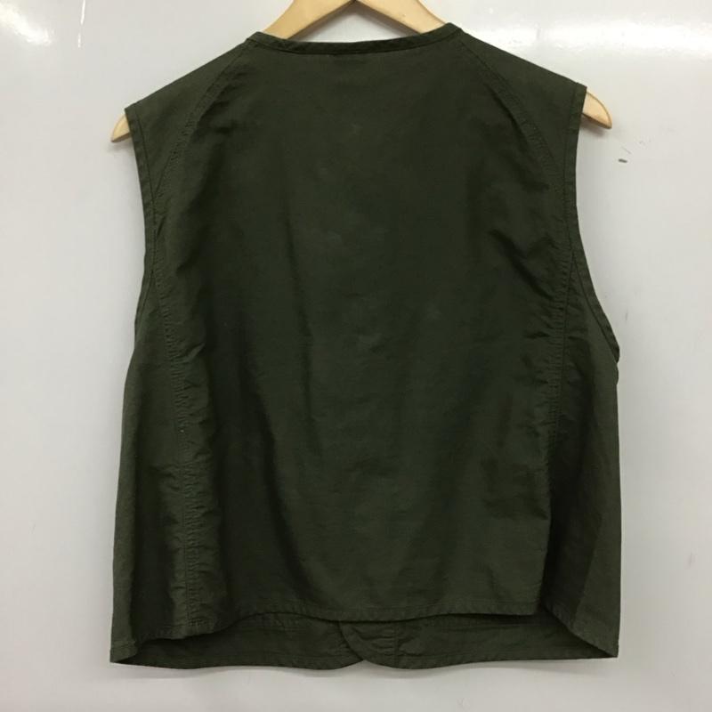 ニコアンド niko and... ベスト ベスト FREE 無地 カーキ / カーキ / khaki レディース USED 古着 中古 10154799