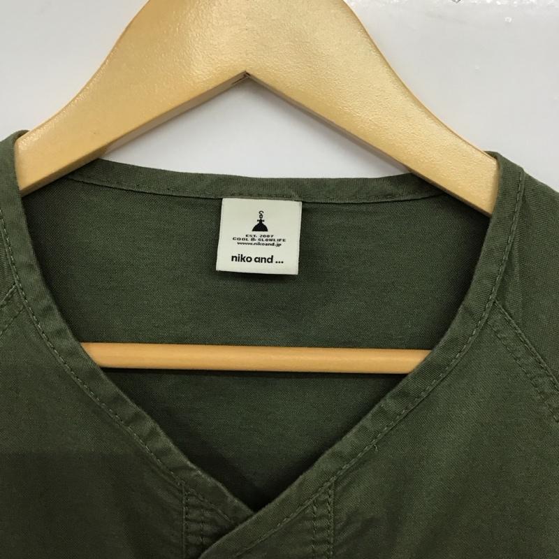 ニコアンド niko and... ベスト ベスト FREE 無地 カーキ / カーキ / khaki レディース USED 古着 中古 10154799