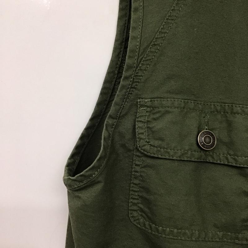 ニコアンド niko and... ベスト ベスト FREE 無地 カーキ / カーキ / khaki レディース USED 古着 中古 10154799
