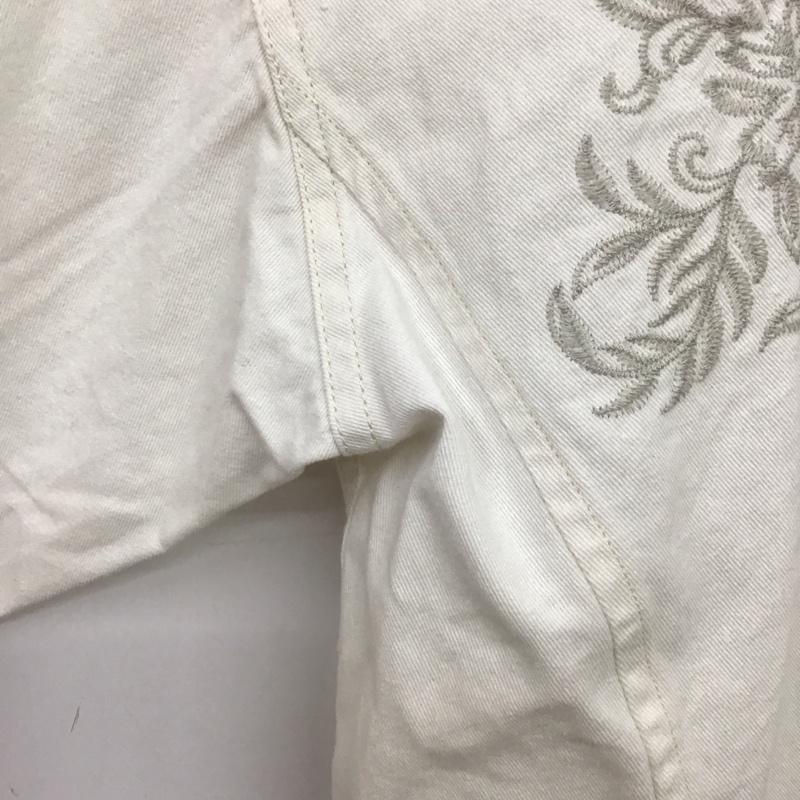 ページボーイ PAGEBOY シャツ、ブラウス 長袖 FREE 刺繍 白 / ホワイト / white レディース USED 古着 中古 10154801