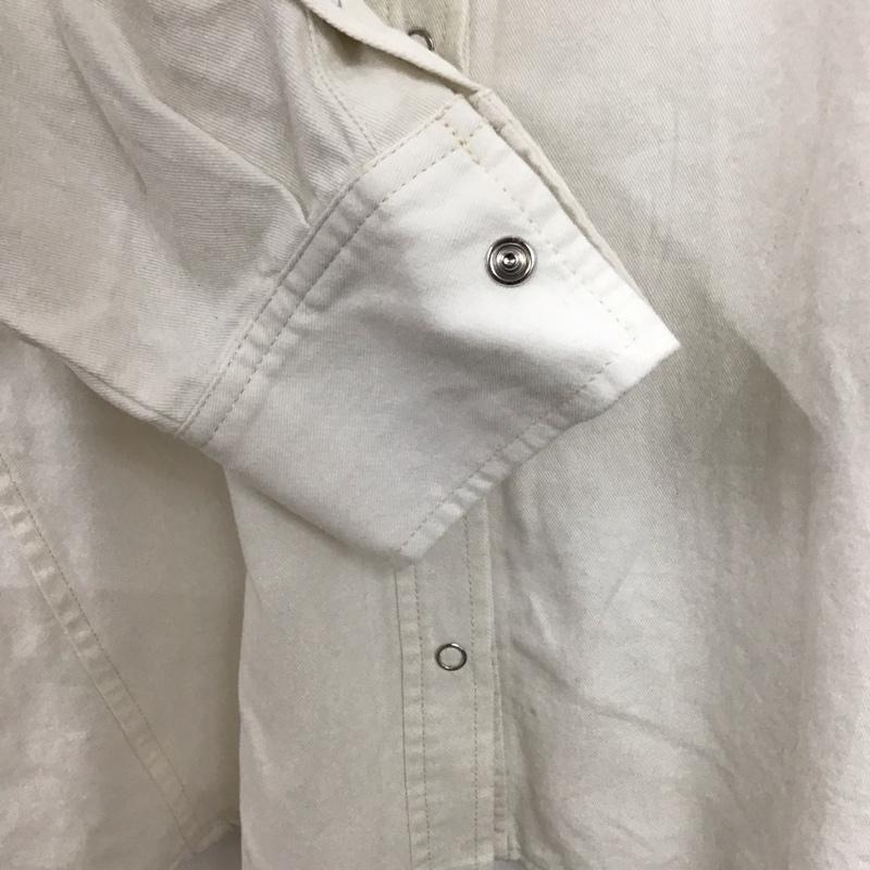 ページボーイ PAGEBOY シャツ、ブラウス 長袖 FREE 刺繍 白 / ホワイト / white レディース USED 古着 中古 10154801