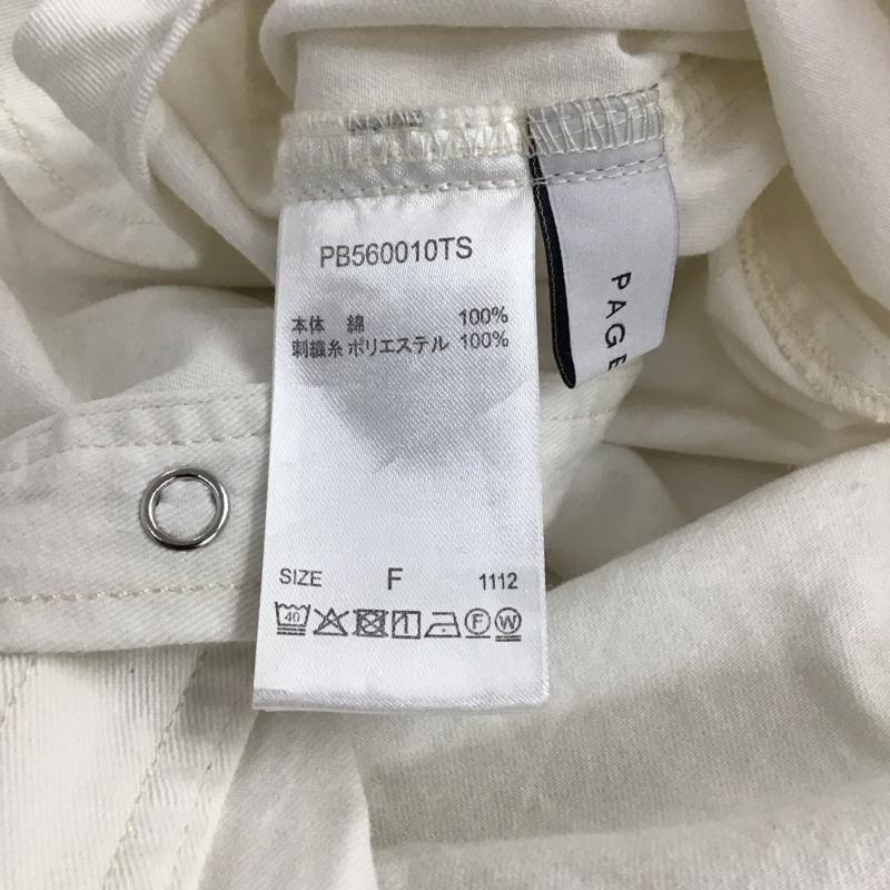 ページボーイ PAGEBOY シャツ、ブラウス 長袖 FREE 刺繍 白 / ホワイト / white レディース USED 古着 中古 10154801