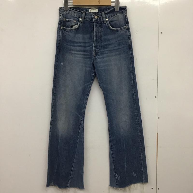 ザラ ZARA パンツ デニム、ジーンズ 34 無地 水色 / ライトブルー / レディース USED 古着 中古 10154804