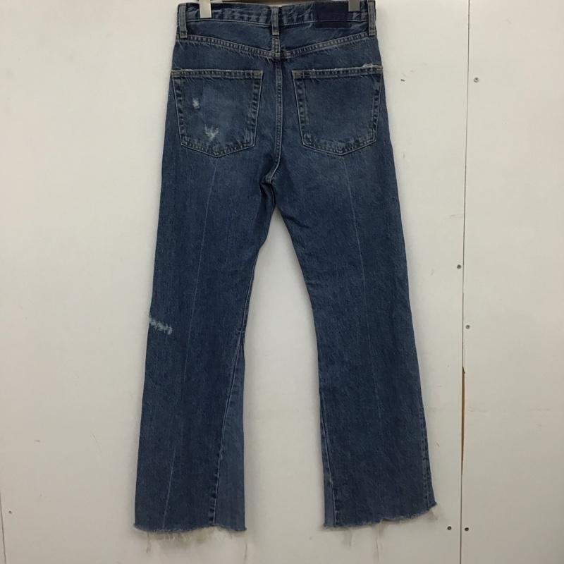 ザラ ZARA パンツ デニム、ジーンズ 34 無地 水色 / ライトブルー / レディース USED 古着 中古 10154804