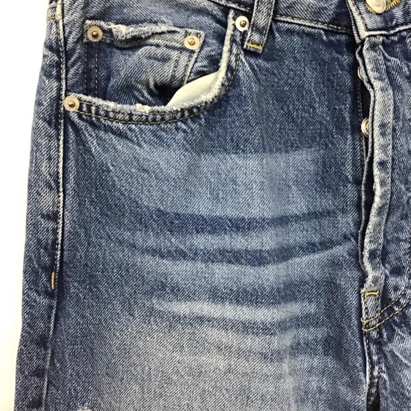 ザラ ZARA パンツ デニム、ジーンズ 34 無地 水色 / ライトブルー / レディース USED 古着 中古 10154804