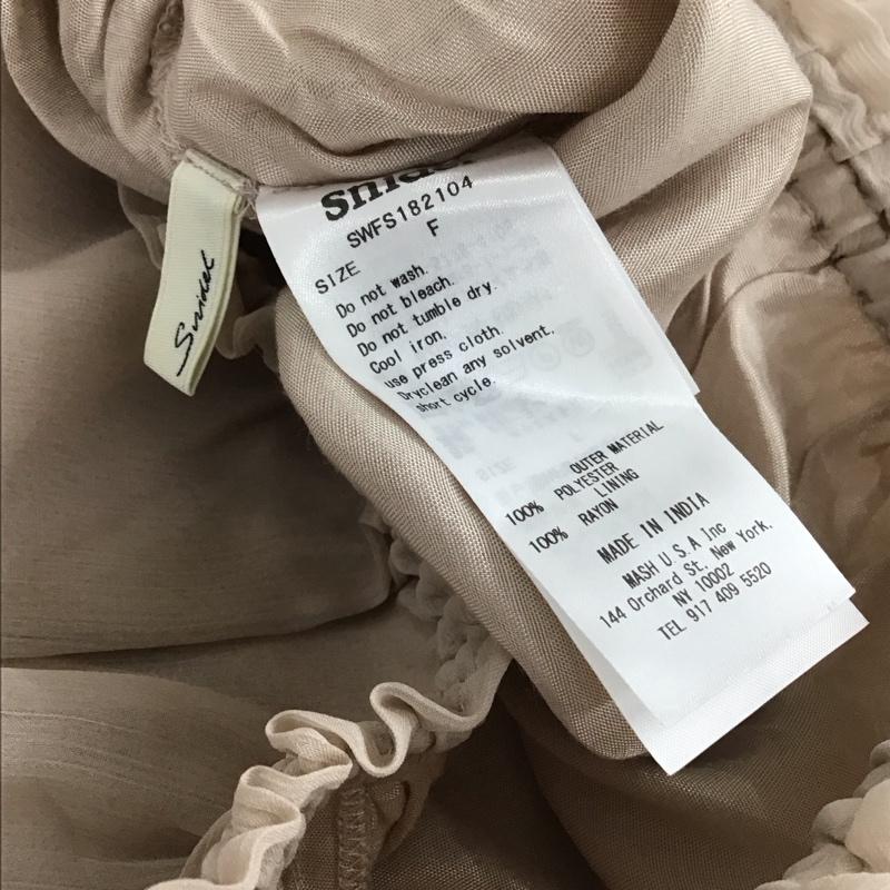 スナイデル SNIDEL スカート ロングスカート SWFS182104 FREE 無地 桃 / ピンク / pink レディース USED 古着 中古 10154807