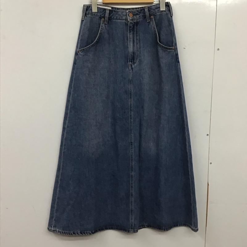 ギャップ GAP スカート ロングスカート デニムスカート 無地 水色 / ライトブルー / レディース USED 古着 中古 10154808