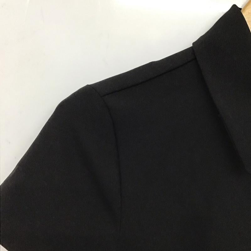 ザラ ZARA ワンピース ミニスカート XS 無地 黒 / ブラック / black レディース USED 古着 中古 10154810