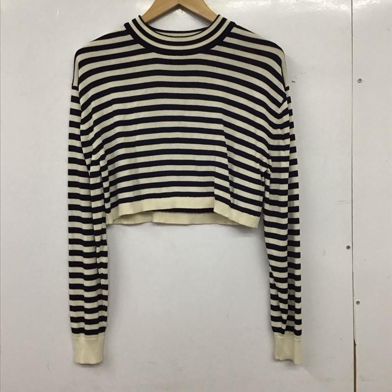ザラ ZARA カットソー 長袖 S ボーダー柄 マルチカラー / マルチカラー / multicolor レディース USED 古着 中古 10154811