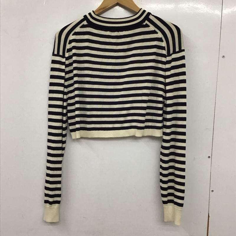 ザラ ZARA カットソー 長袖 S ボーダー柄 マルチカラー / マルチカラー / multicolor レディース USED 古着 中古 10154811