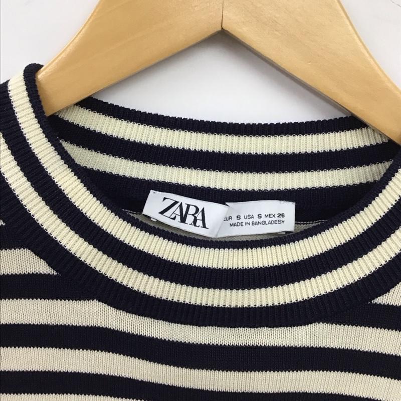 ザラ ZARA カットソー 長袖 S ボーダー柄 マルチカラー / マルチカラー / multicolor レディース USED 古着 中古 10154811