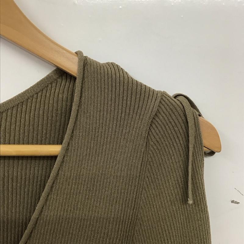 スナイデル SNIDEL カットソー 長袖 SWNT241171 ホールデザインニットプルオーバー ONE SIZE 無地 ベージュ / ベージュ / beige レディース USED 古着 中古 10154812