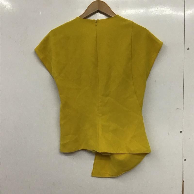 ザラ ZARA カットソー 半袖 XS 無地 黄 / イエロー / yellow レディース USED 古着 中古 10154813