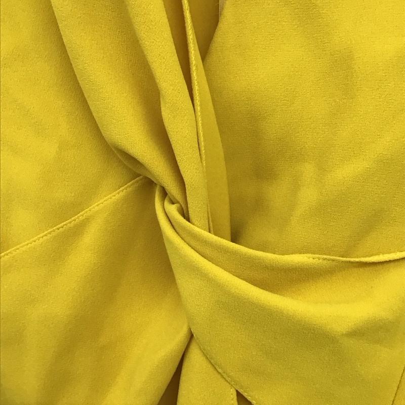 ザラ ZARA カットソー 半袖 XS 無地 黄 / イエロー / yellow レディース USED 古着 中古 10154813