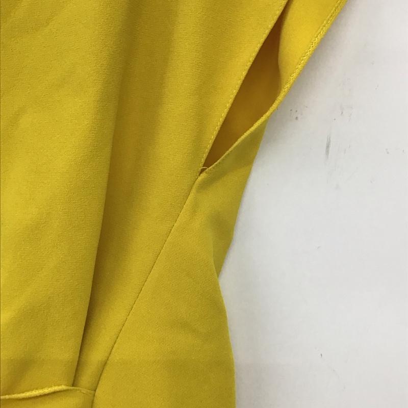 ザラ ZARA カットソー 半袖 XS 無地 黄 / イエロー / yellow レディース USED 古着 中古 10154813
